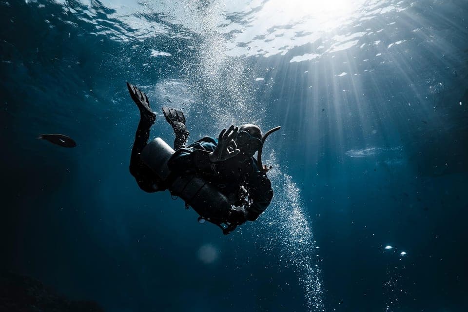 Nurek w błękitnej toni — Deep Diver